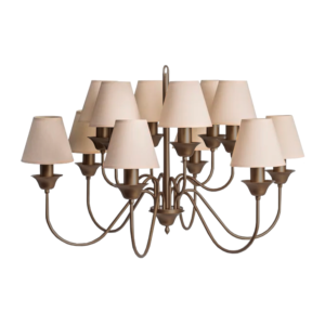 lámpara lustre belga