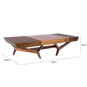 mesa de centro oliver 1.60 m