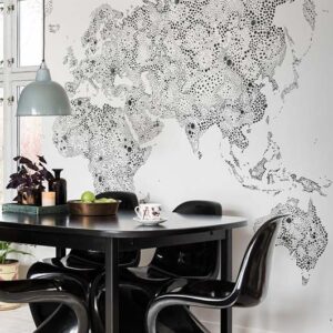 Papel de Pared Familj - World Map