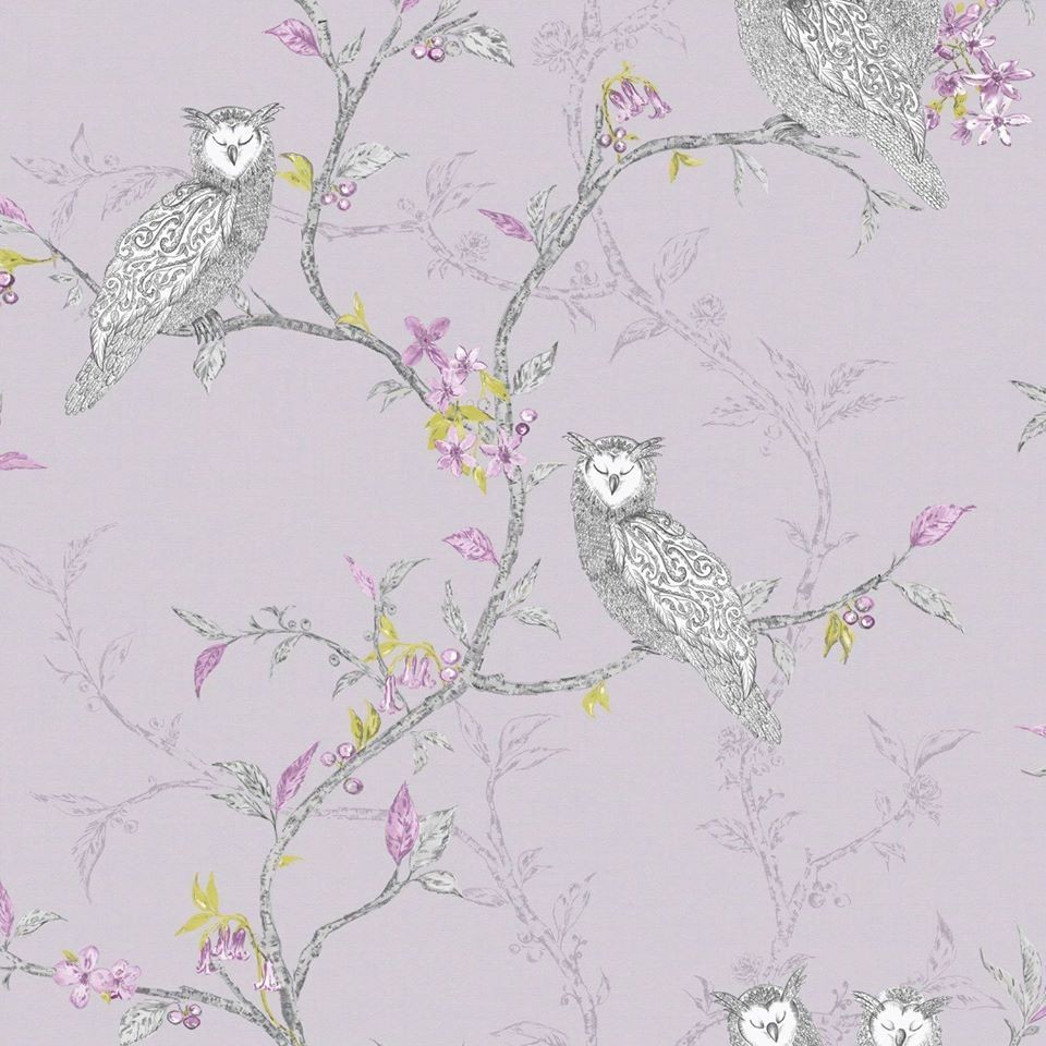 Papel de pared Owls heather