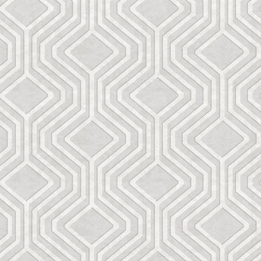 Papel de pared Geo Sequins Grey