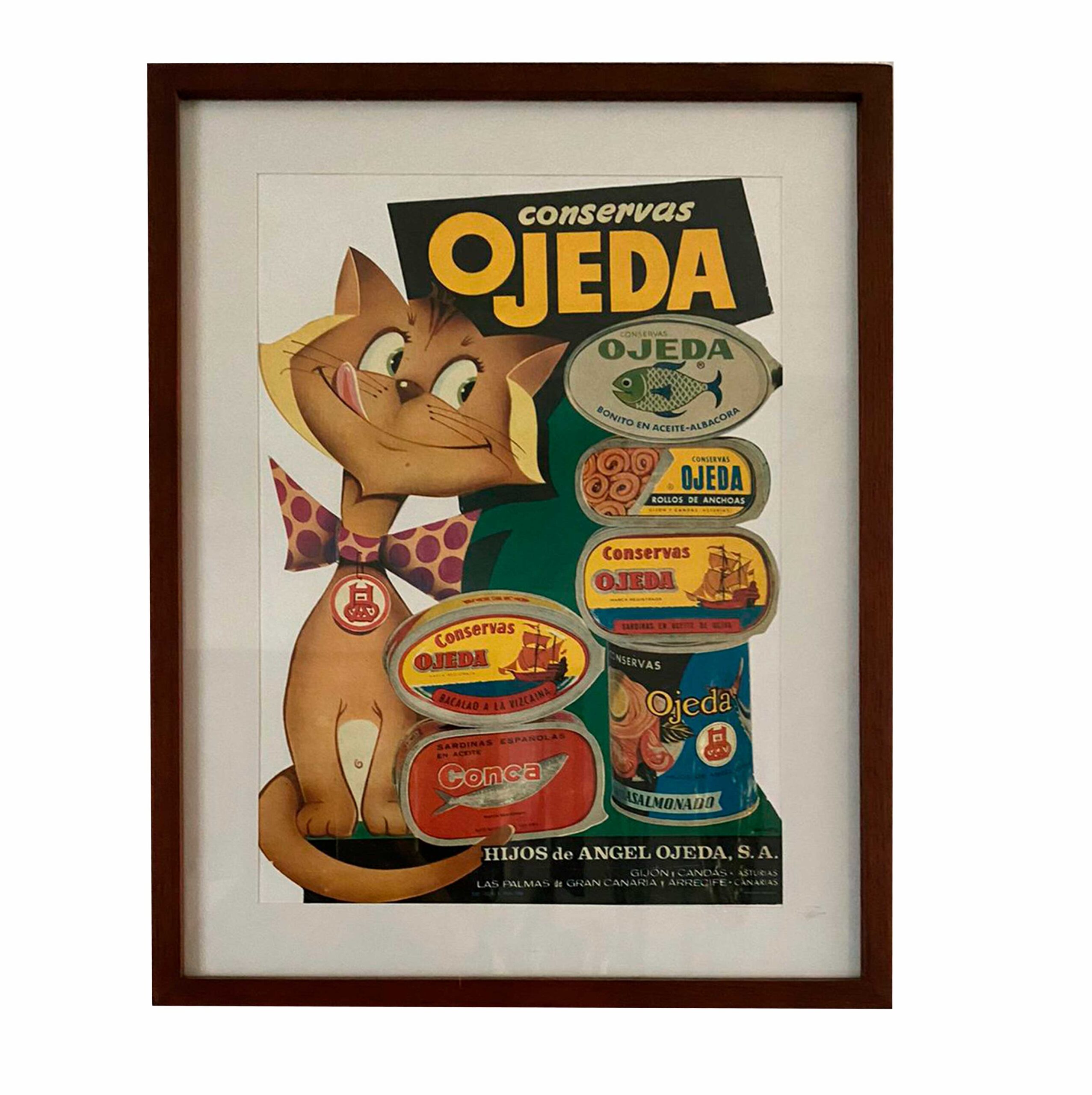 Cuadro Vintage Conservas Ojeda