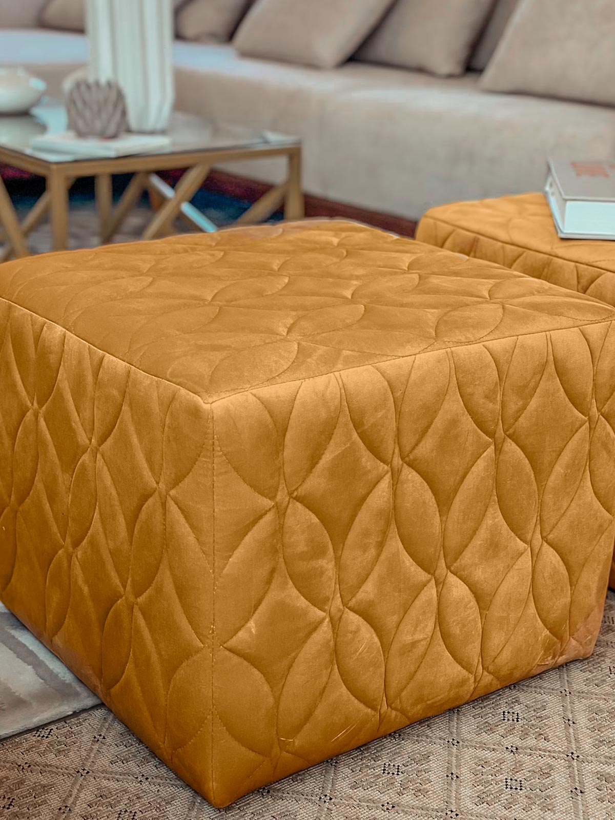 Quadra Tresse C279 (4) puff cubo tresse