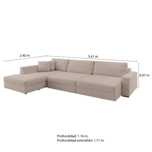 sofa clark extensible en l
