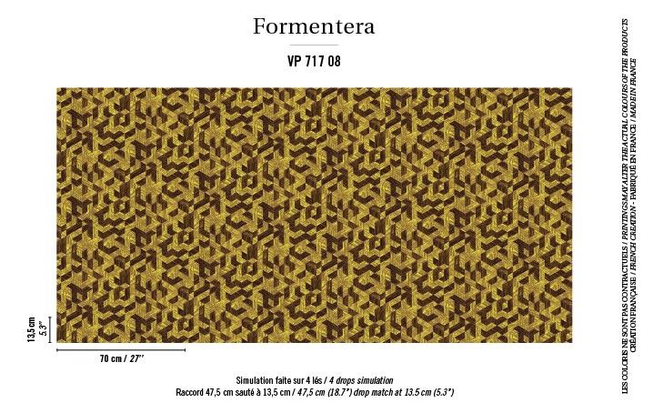 Papel de pared Formentera Juego de paja VP 717 04 Papel de pared Formentera Juego de paja VP 717 04