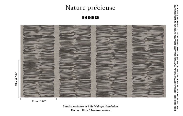 Papel de Pared Nature Precieuse – Paille RM 640 Papel de Pared Nature Precieuse - Paille RM 640