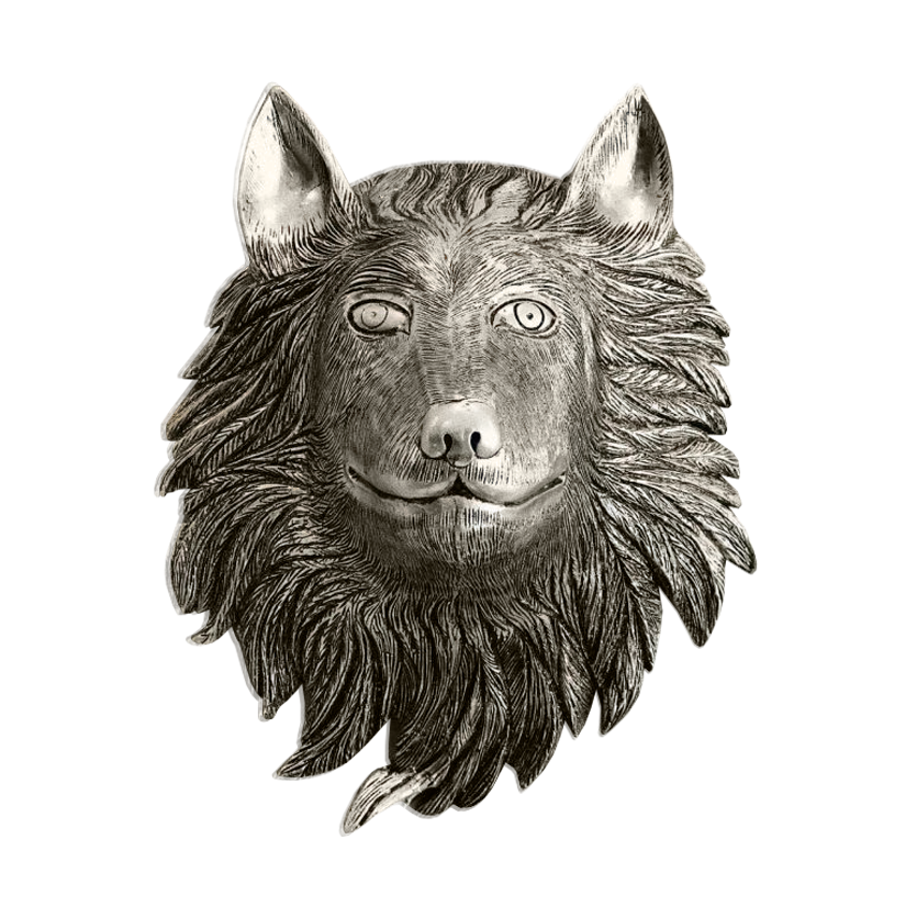 escultura lobo