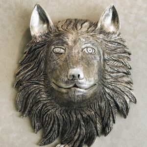 escultura lobo