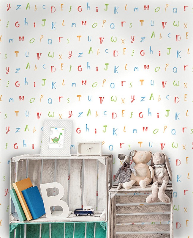 Papel de Pared Make Believe – Alphabet Papel de Pared Make Believe - Alphabet
