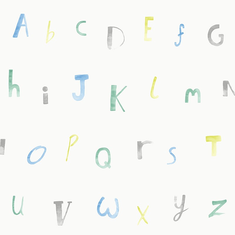 Papel de Pared Make Believe – Alphabet Papel de Pared Make Believe - Alphabet