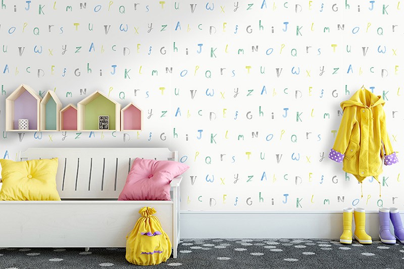 Papel de Pared Make Believe – Alphabet Papel de Pared Make Believe - Alphabet