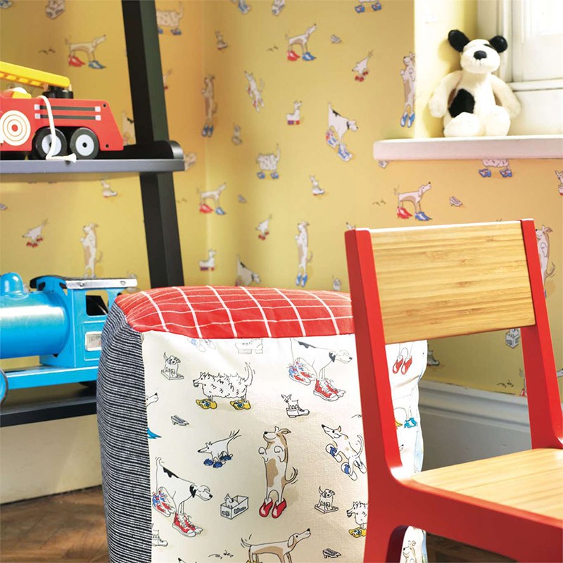 Papel de Pared Abracazoo – Dogs in Clogs Papel de Pared Abracazoo - Dogs in Clogs
