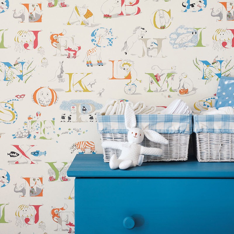 Papel de Pared Abracazoo – Alphabet Zoo Papel de Pared Abracazoo - Alphabet Zoo