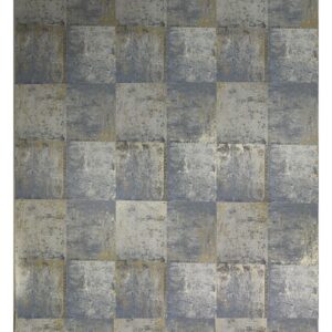 Papel de pared Metal Panel Blue