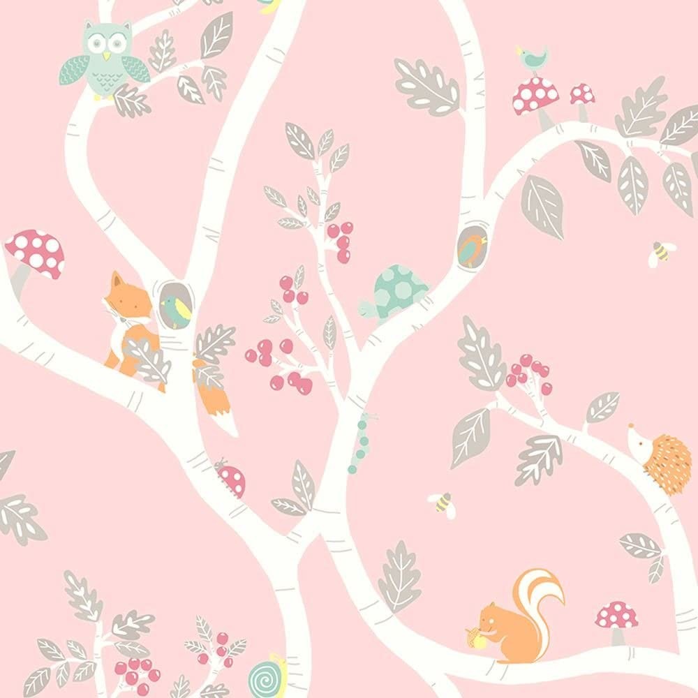 Papel de pared Dusky Pink 12492