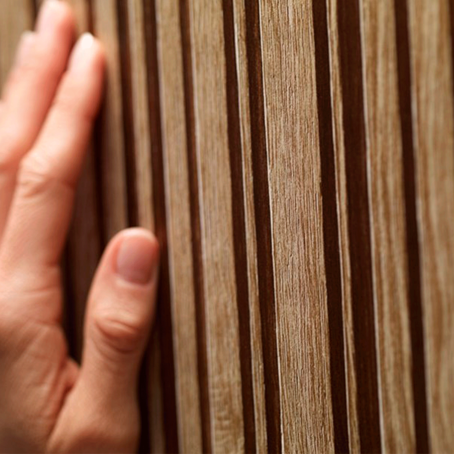 Papel de pared Honey striated wood Papel de pared Honey striated wood