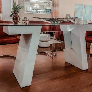Mesa Comedor Arizona con vidrio