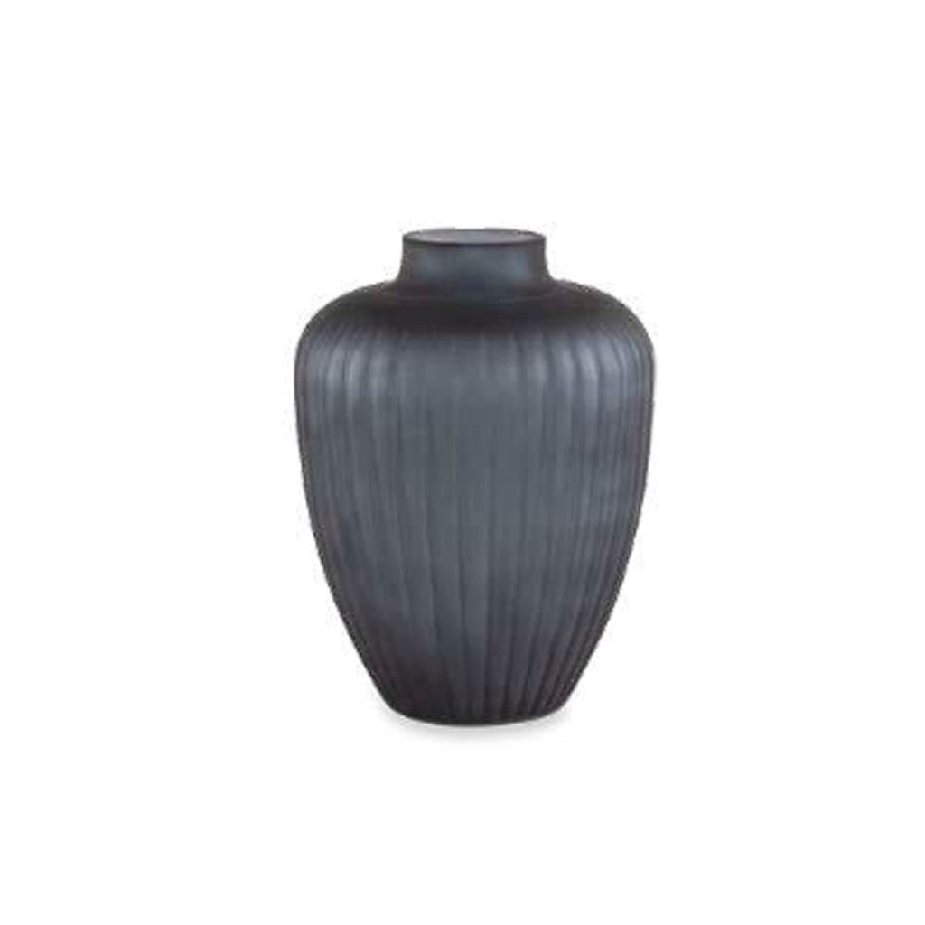 Vaso de cristal ondulado G