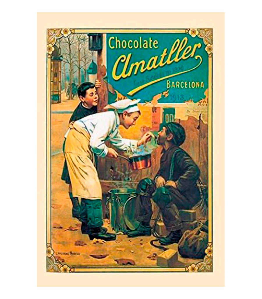 Chocolate (2) Cuadro vintage chocolate Amatller