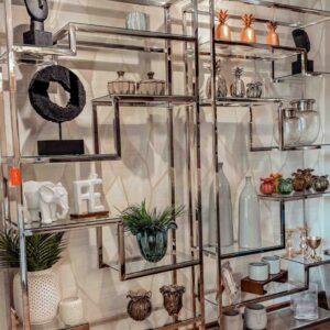 Estante decorativo Inox