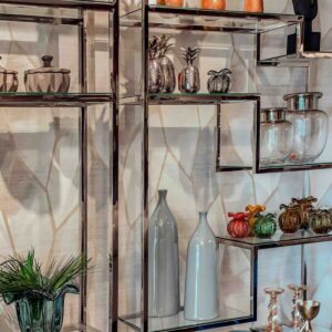 Estante decorativo Inox