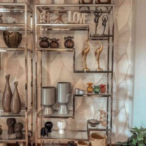 Estante decorativo Inox