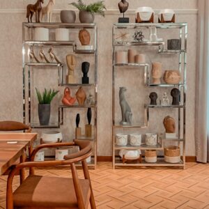 Estante decorativo Inox