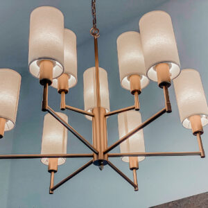 lámpara lustre mantua