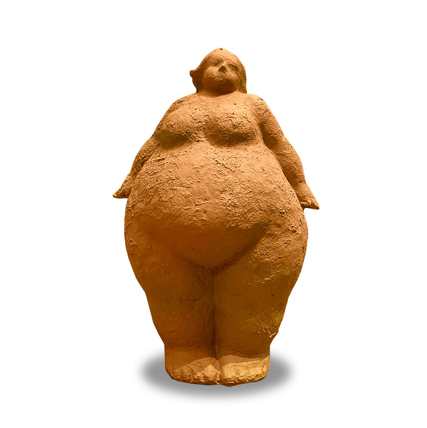 escultura mujer decorativa