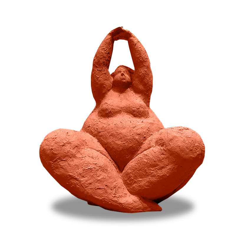 escultura mujer decorativa