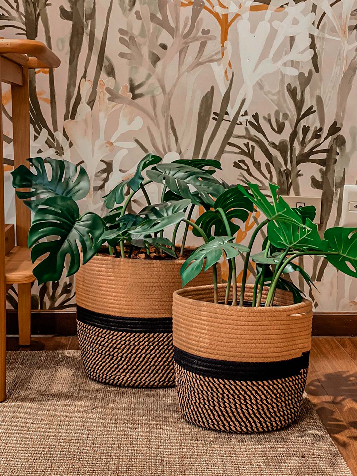 13702 P – G (6) set cesto decorativo