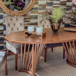 mesa comedor orn ovalada