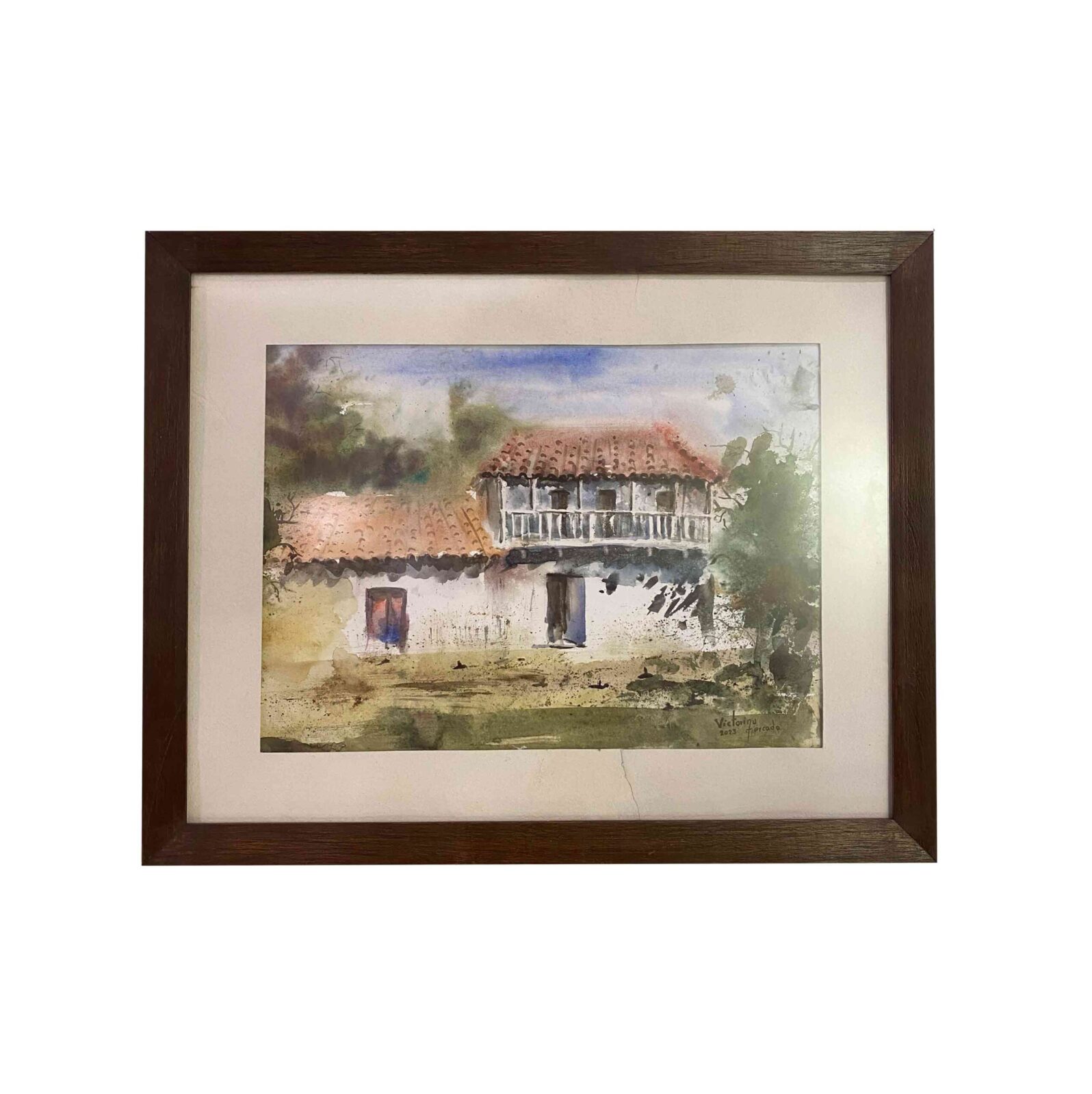 cuadro vieja casona