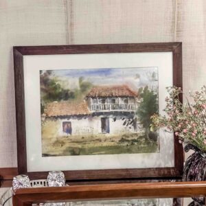 cuadro vieja casona