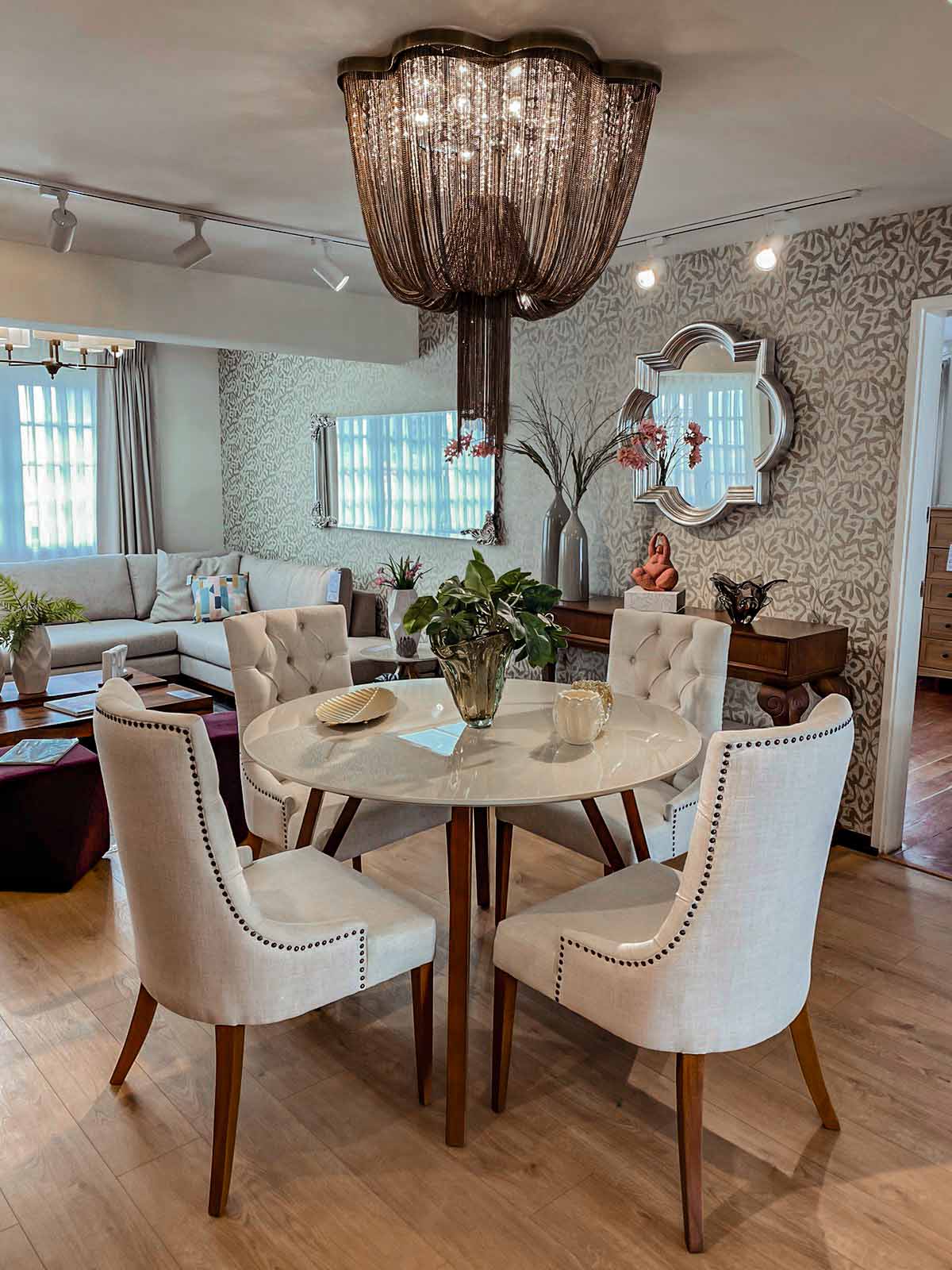 Ane 1.20 OFF WHITE – AMENDOA (3) mesa comedor ane