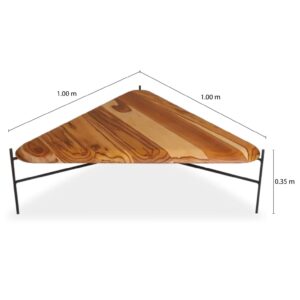 mesa de centro arya triangular