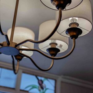 lampara lustre alba 8 brazos