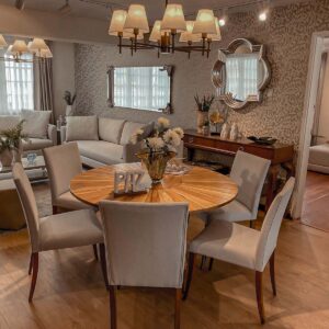 lampara lustre leone 8 brazos
