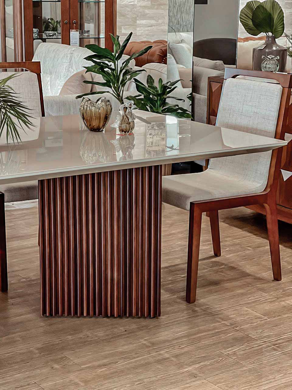 Toscana OFF WHITE 2.20 (7) mesa comedor toscana