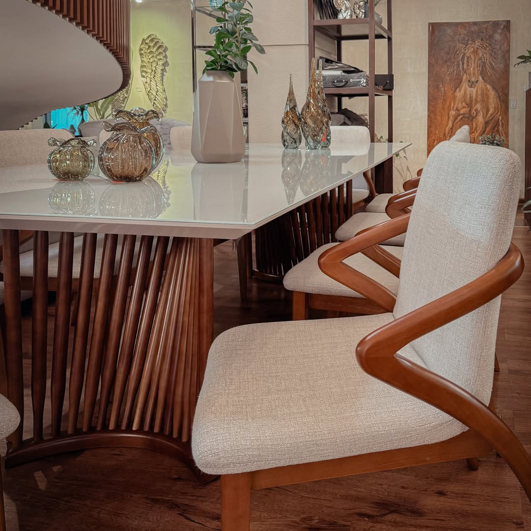 Orn OFF WHITHE 2.60 (2) mesa comedor orn