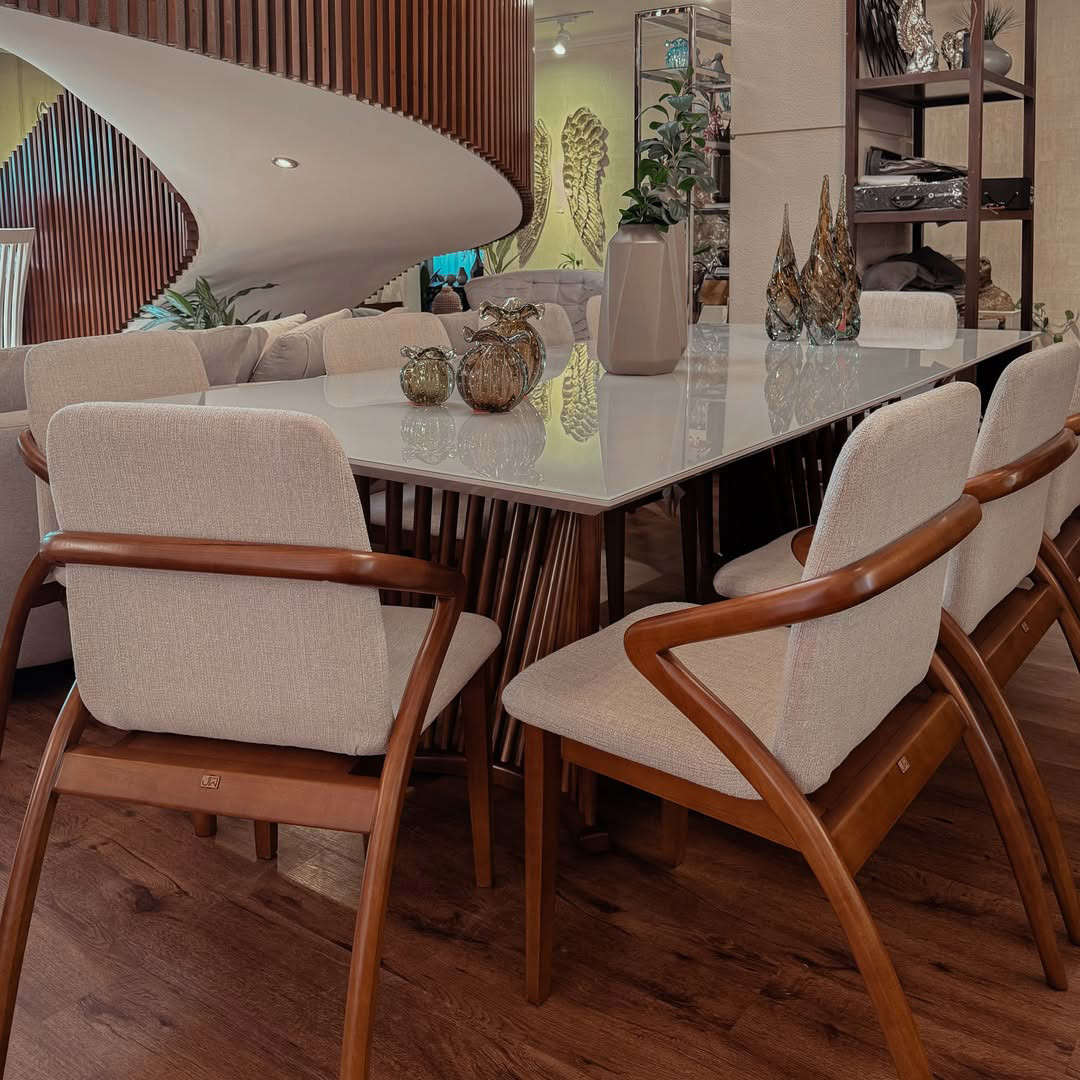 Orn OFF WHITHE 2.60 (3) mesa comedor orn