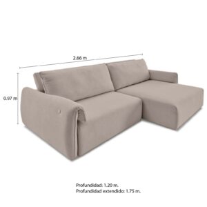 sofa trento extensible