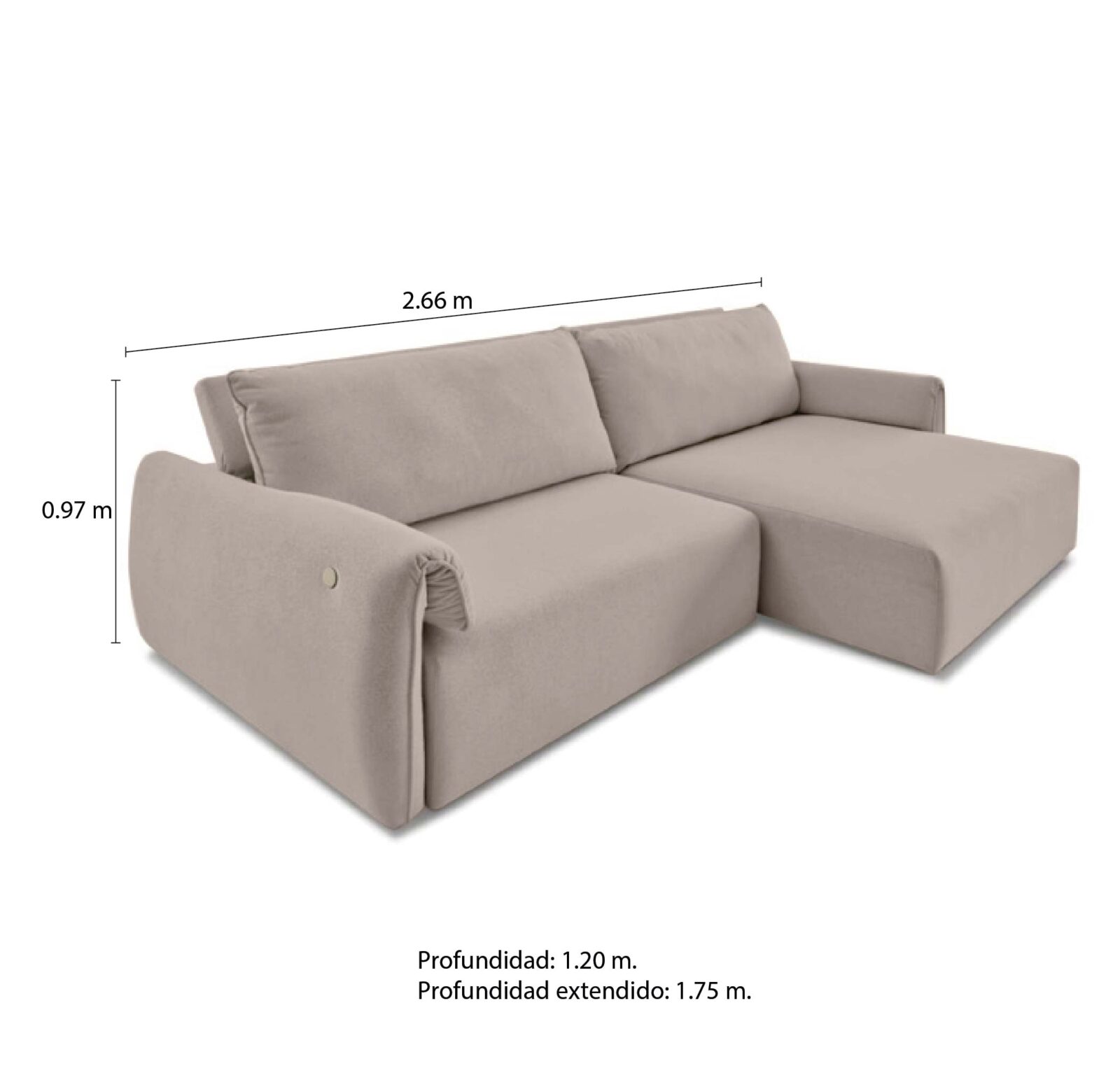Trento 698 (2)-221 sofa trento extensible