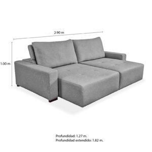 sofa zelo extensible